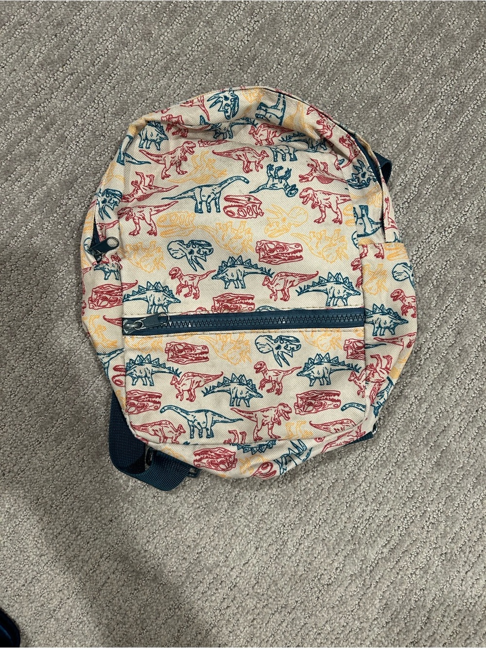 Cat & Jack Dinosaur Canvas Sling Bag - Blue, Red, Yellow
